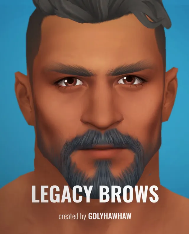 Vista previa de LEGACY EYEBROWS, genética de golyhawhaw para Los Sims 4.