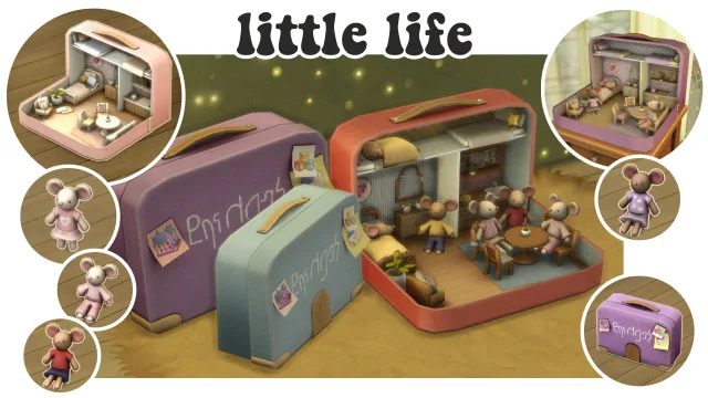 Vista previa de Little Life︎[MY FIRST COMMISSION PROJECT!!! & A FREEBIE], construir y comprar de tamsiecc para Los Sims 4.