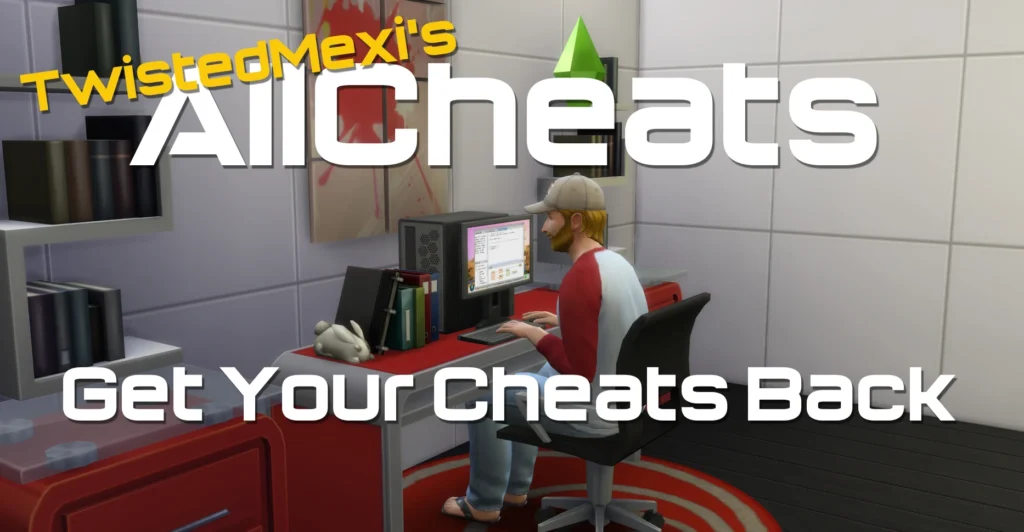 Portada original del mod AllCheats de TwistedMexi para Los Sims 4