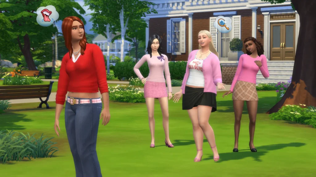 Los Sims 4 kit Estilo Mean Girls, El kit Estilo Mean Girls lleva la moda dosmilera a Los Sims 4 | Simlish4