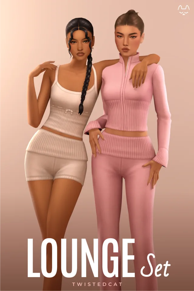 Vista previa de Lounge Set, muebles de twisted-cat para Los Sims 4.