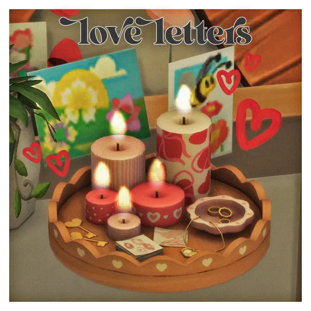 Vista previa de Love Letters︎[a freebie], construir y comprar de tamsiecc para Los Sims 4.