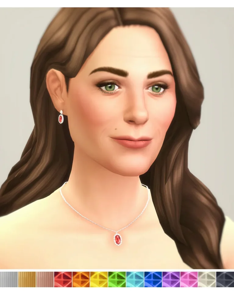 Vista previa de M Jewelry VII (30 color), accesorios de rustys-cc para Los Sims 4.