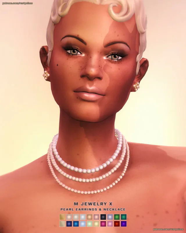 Vista previa de M Jewelry X, accesorios de rustys-cc para Los Sims 4.