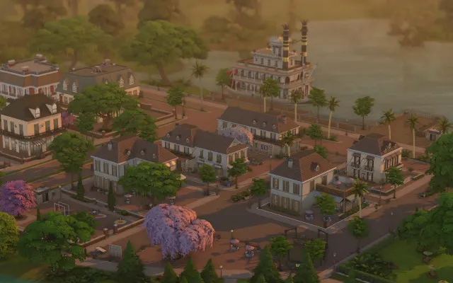 Vista previa de Magnolia Rebuild, solares y habitaciones de nocturne-vi para Los Sims 4.