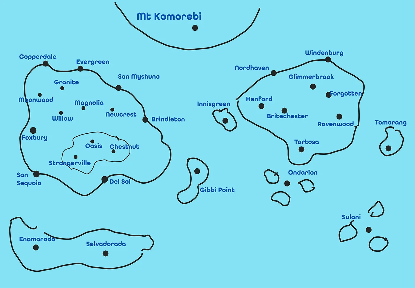 Mapa mundial de Nocturne actualizado con Ondarion para Los Sims 4, imagen 10.