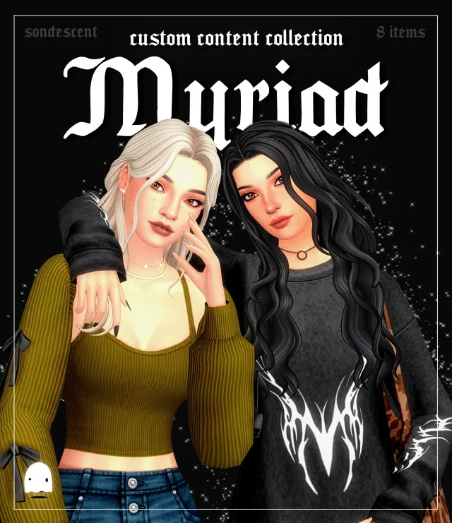 Vista previa de Myriad (10k FOLLOWERS), crear un sim de sondescent para Los Sims 4.