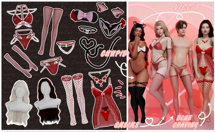 Vista previa de New collab early release new female items, crear un sim de smsims-evekleos para Los Sims 4.