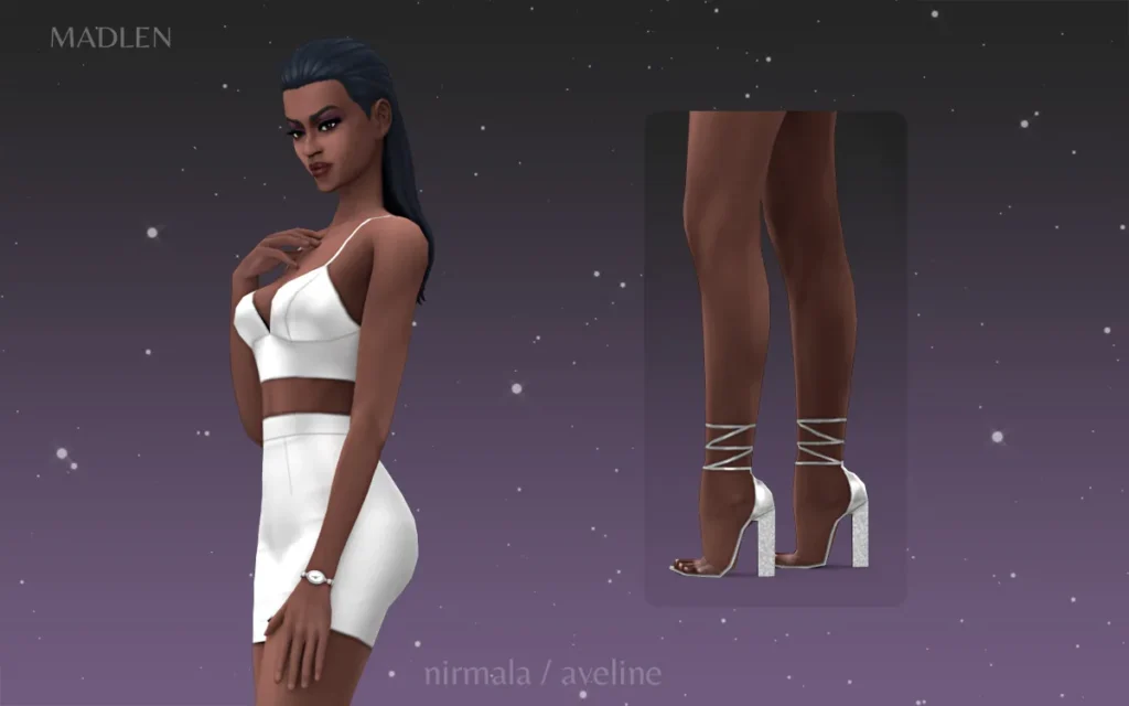 Vista previa de Nirmalaaveline dont miss out on some of the, zapatos de madlensims para Los Sims 4.