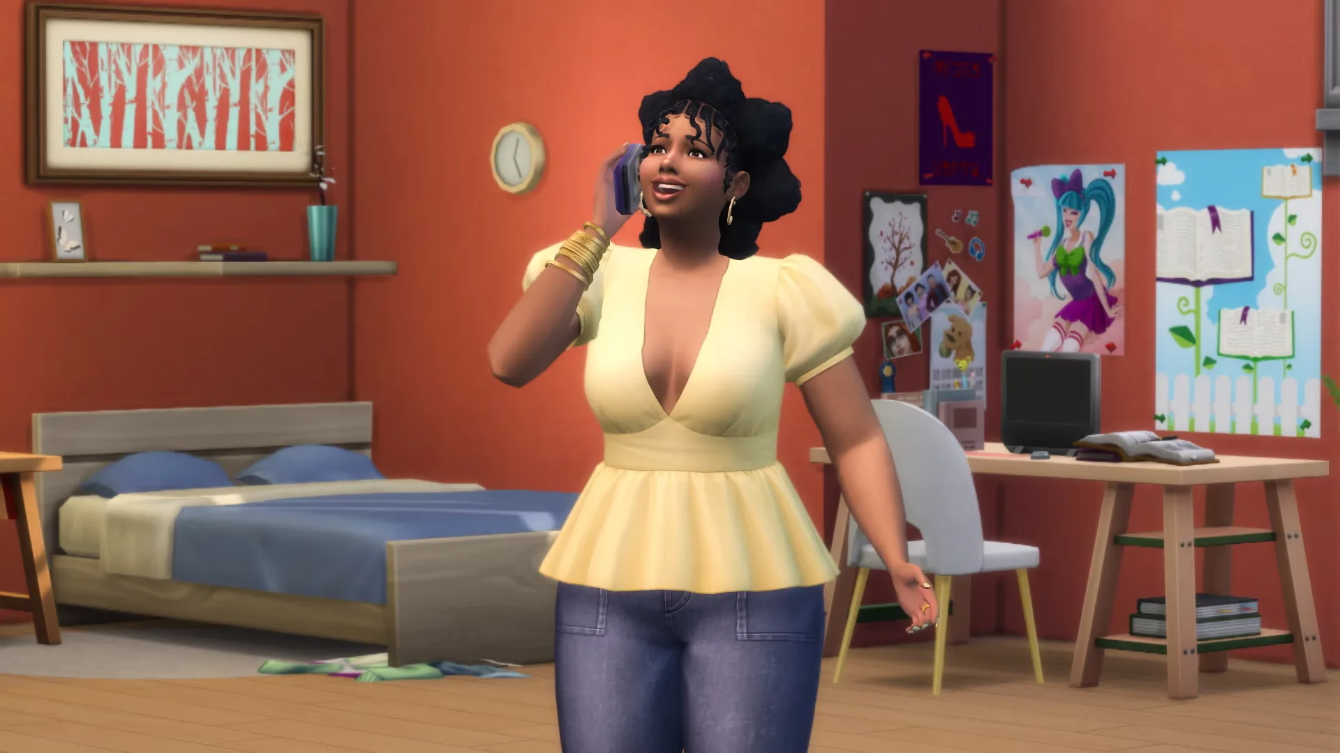 Los Sims 4 Rizos Cósmicos — Los Sims 4 incorpora Rizos Cósmicos y ropa para todos los cuerpos | Simlish4, imagen 2