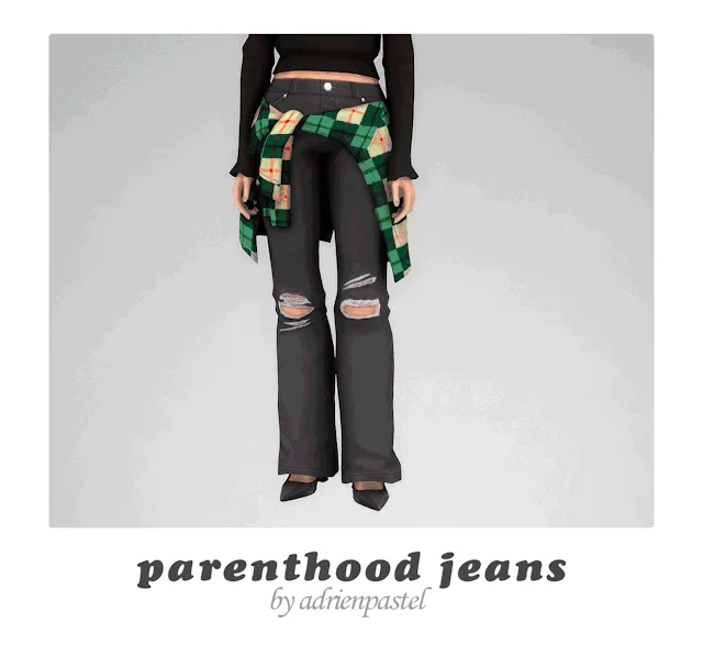 Vista previa de Parenthood Jeans Edit, ropa de its-adrienpastel para Los Sims 4.