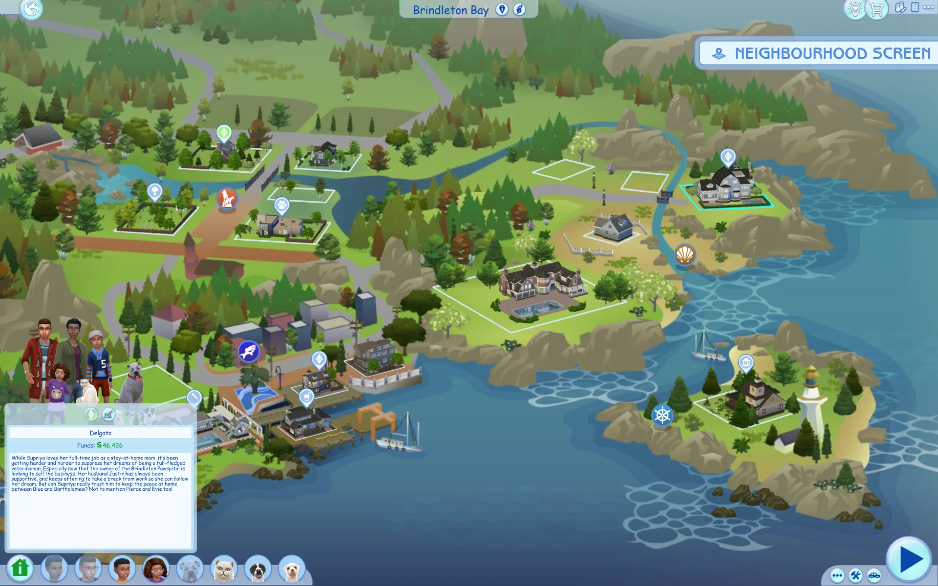 mods para Los Sims 4 — Pastel Blue UI Mod for The Sims 4 de vyxated para Los Sims 4 | Simlish4, imagen 5