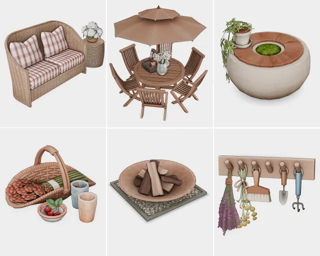 Vista previa de Patio must haves ‘26 | sims 4 cc finds, contenido personalizado de boujeesimss para Los Sims 4.