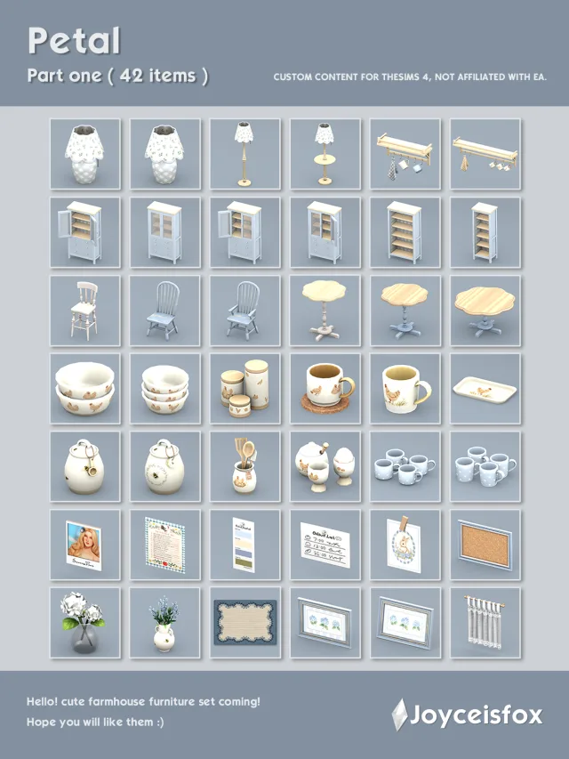 Vista previa de Petal part 1 hello hope you guys everything is, construir y comprar de joyceisfox para Los Sims 4.