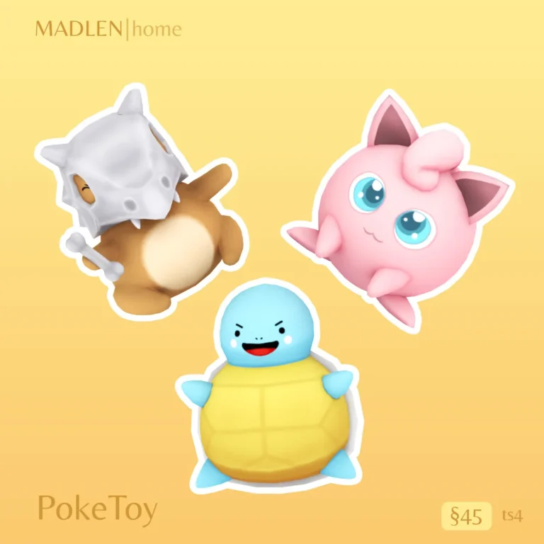 Vista previa de Poektoy pokemon inspired toys bringing you, muebles de madlensims para Los Sims 4.