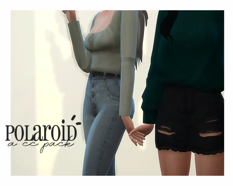 Vista previa de Polaroid, crear un sim de sondescent para Los Sims 4.