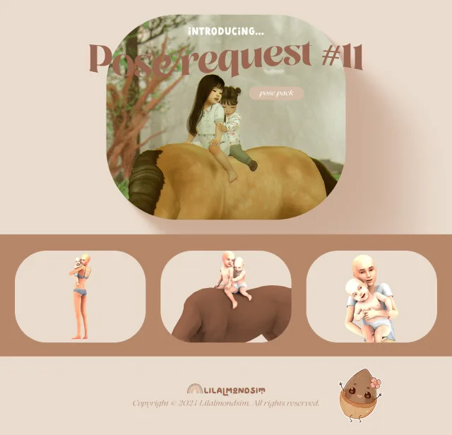 Vista previa de Pose request #11 — 𝒑𝒐𝒔𝒆 𝒑𝒂𝒄𝒌, poses de lilalmondsim para Los Sims 4.