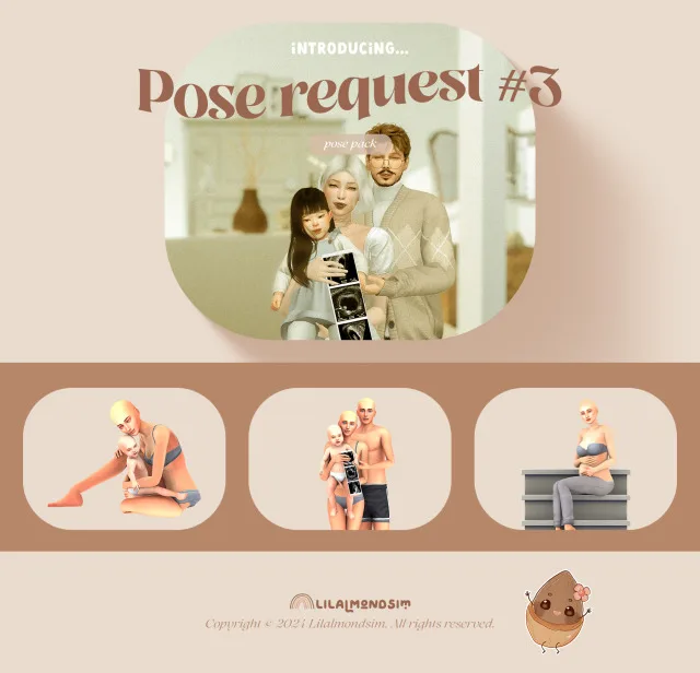 Vista previa de Pose request #3 — 𝒑𝒐𝒔𝒆 𝒑𝒂𝒄𝒌, poses de lilalmondsim para Los Sims 4.