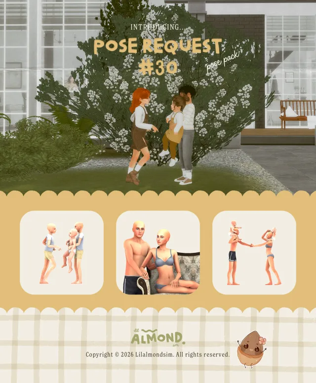 Vista previa de Pose Request #30 ꒰𝑝𝑜𝑠𝑒 𝑝𝑎𝑐𝑘 𝑤𝑖𝑡ℎ 𝑖𝑛𝑓𝑎𝑛𝑡𝑠꒱, poses de lilalmondsim para Los Sims 4.