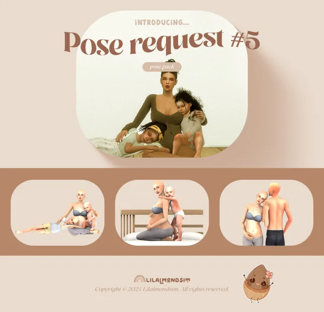 Vista previa de Pose request #5 — 𝒑𝒐𝒔𝒆 𝒑𝒂𝒄𝒌, poses de lilalmondsim para Los Sims 4.