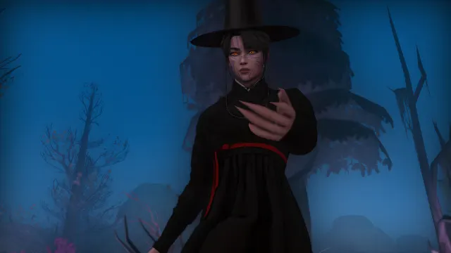 Vista previa de Previously, but now it is adapted to the character, cabello de thekunstwollen para Los Sims 4.