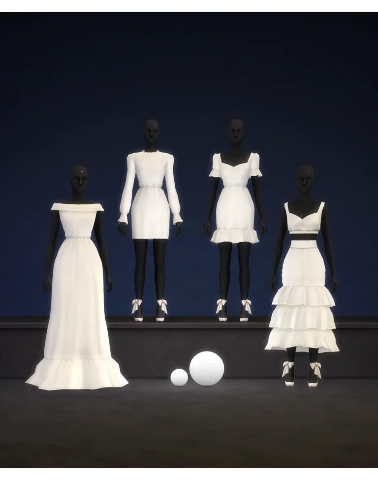 Vista previa de Pure colección (28 color), crear un sim de rustys-cc para Los Sims 4.