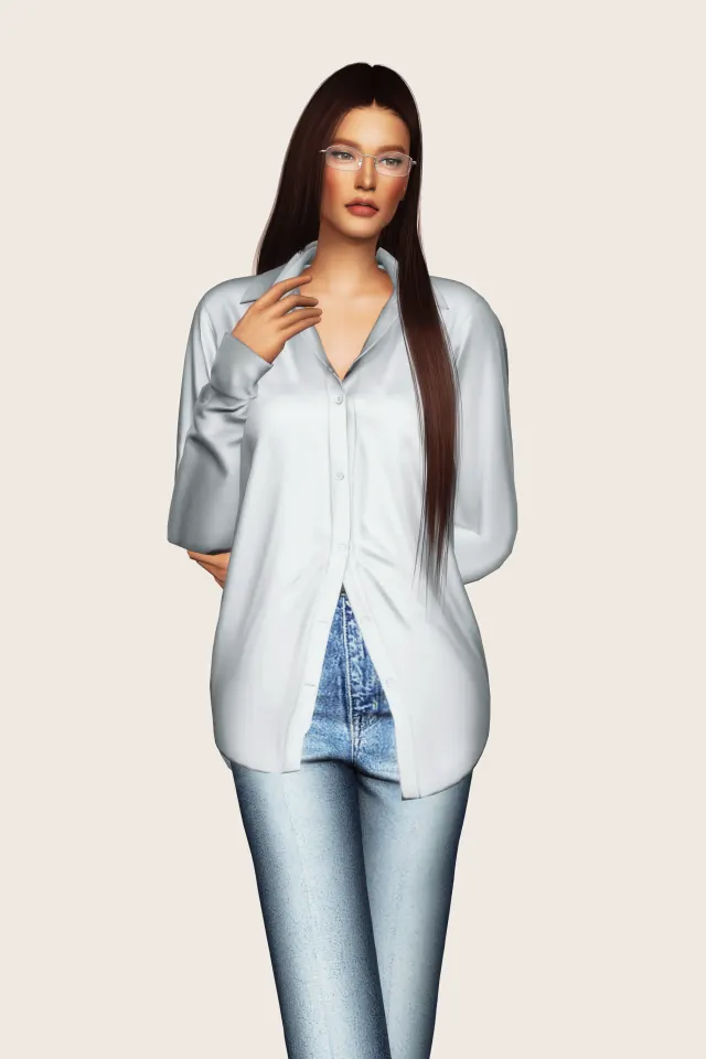 Vista previa de Pure Shirt, ropa de gorillax3-cc para Los Sims 4.