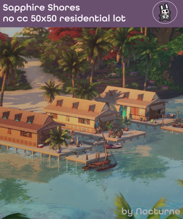 Vista previa de Rebuild Sulani | Lani St. Taz p.2, solares y habitaciones de nocturne-vi para Los Sims 4.