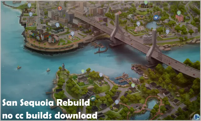 Vista previa de Rebuild the World Master List, solares y habitaciones de nocturne-vi para Los Sims 4.