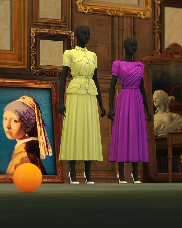 Vista previa de Royal colección p r i n c e s s o f, ropa de rustys-cc para Los Sims 4.