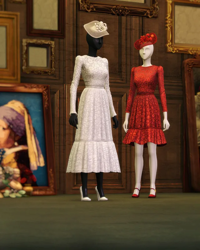 Vista previa de Royal colección p r i n c e s s o f x v i, accesorios de rustys-cc para Los Sims 4.