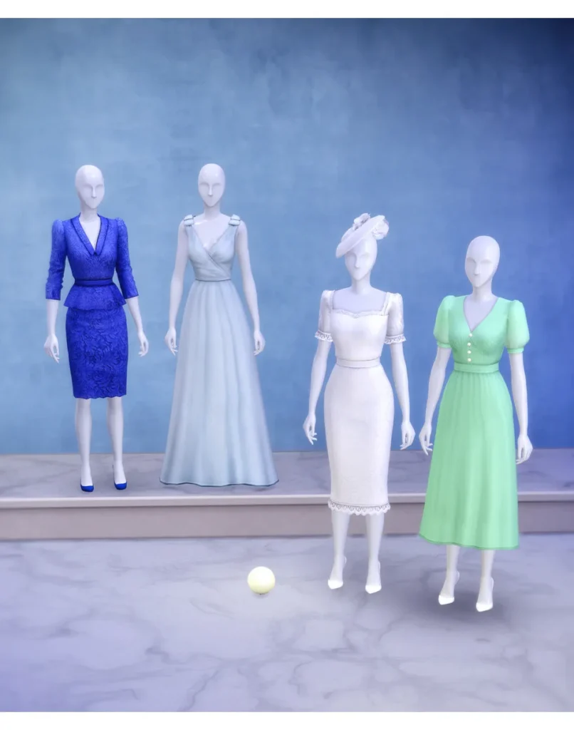 Vista previa de Royal Tour I (22 color), accesorios de rustys-cc para Los Sims 4.
