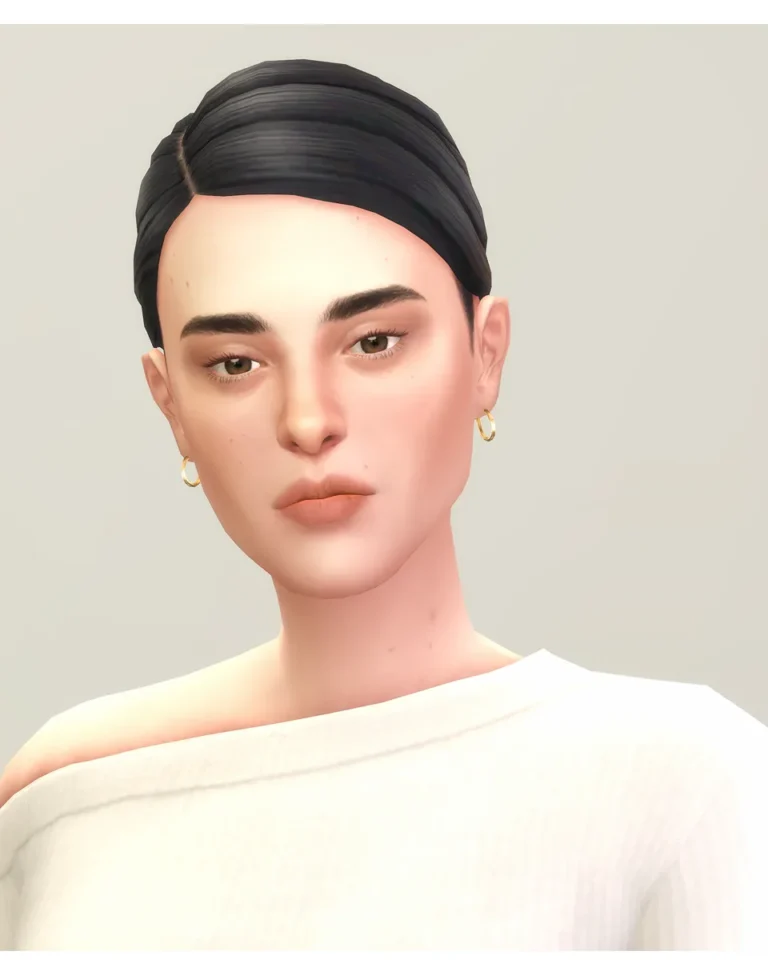 Vista previa de Rusty cabello II (26 Color / Ombré ACC), cabello de rustys-cc para Los Sims 4.