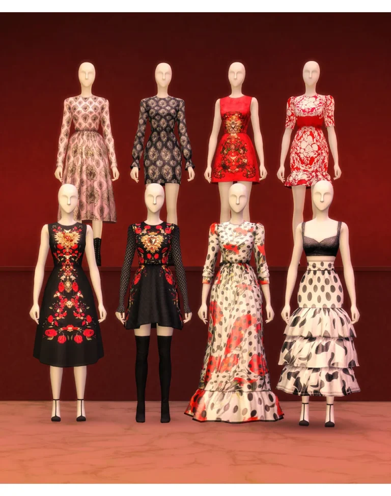 Vista previa de S/S 2015 colección I, crear un sim de rustys-cc para Los Sims 4.