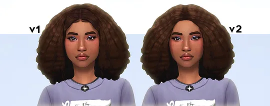 Vista previa de SARAH cabello BY IMVIKAI, crear un sim de imvikai para Los Sims 4.