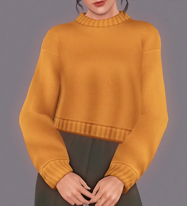 Vista previa de Serenity-CC' Avery Sweater TS4 to TS3 conversiones, ropa de its-adrienpastel para Los Sims 4.