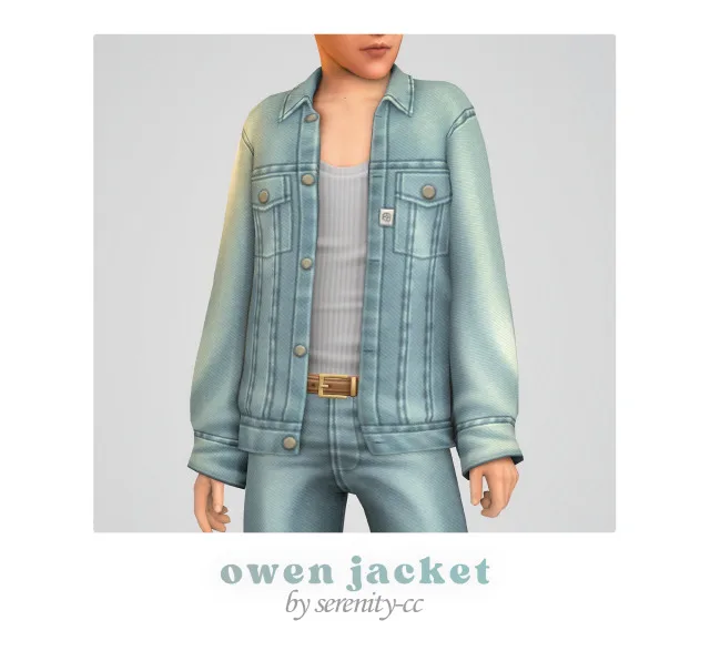 Vista previa de Serenity-CC' Owen Jacket & Jeans (Kids conversiones), ropa de its-adrienpastel para Los Sims 4.