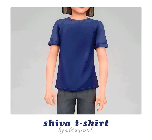 Vista previa de Shiva T-Shirt & Jeans, ropa de its-adrienpastel para Los Sims 4.
