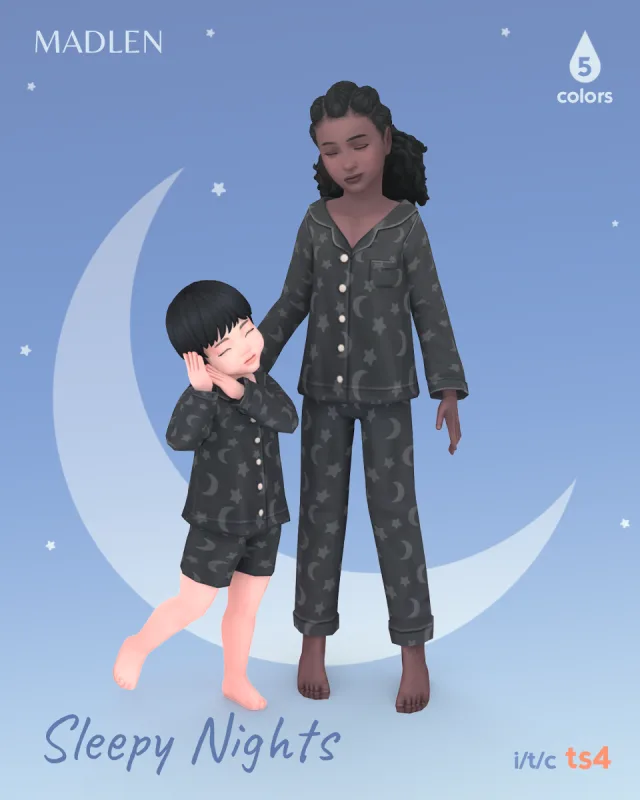 Vista previa de Sleepy nights set ready for a night of sweet, crear un sim de madlensims para Los Sims 4.