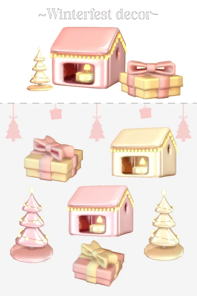 Vista previa de Smol smol decor set download for free here, decoración de tamsiecc para Los Sims 4.