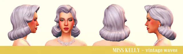 Vista previa de Soirée - CAS Mini Set, cabello de surely-sims para Los Sims 4.