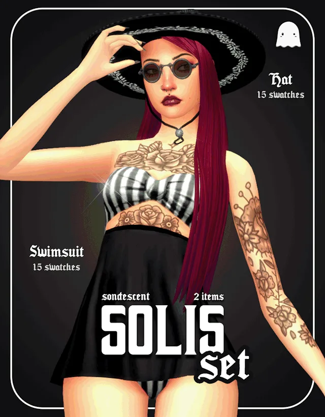 Vista previa de SOLIS SET, crear un sim de sondescent para Los Sims 4.