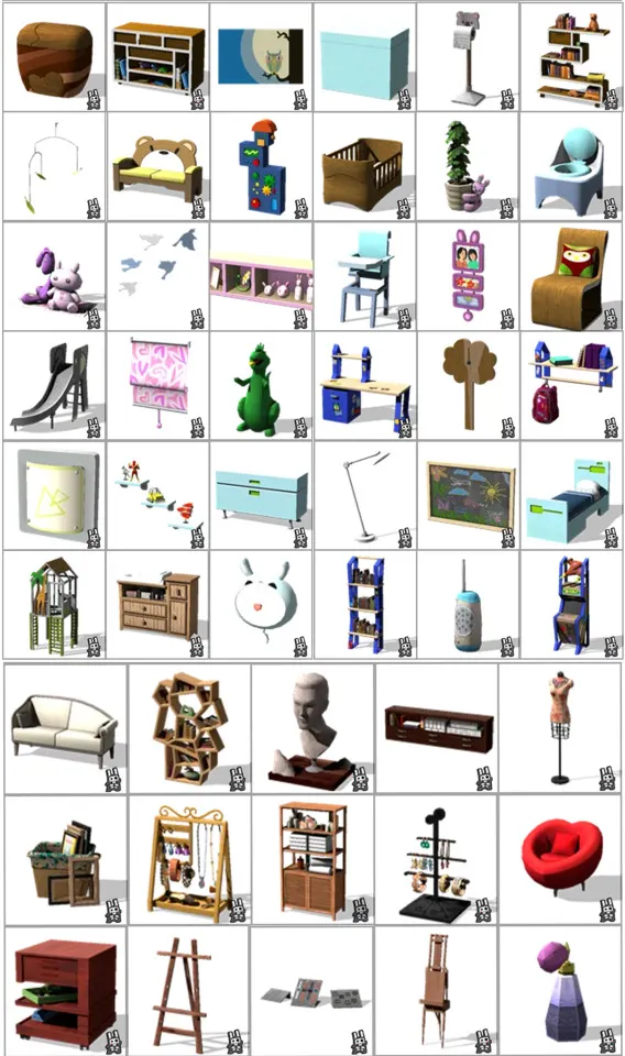 Vista previa de Some school related cc, construir y comprar de nocturne-vi para Los Sims 4.