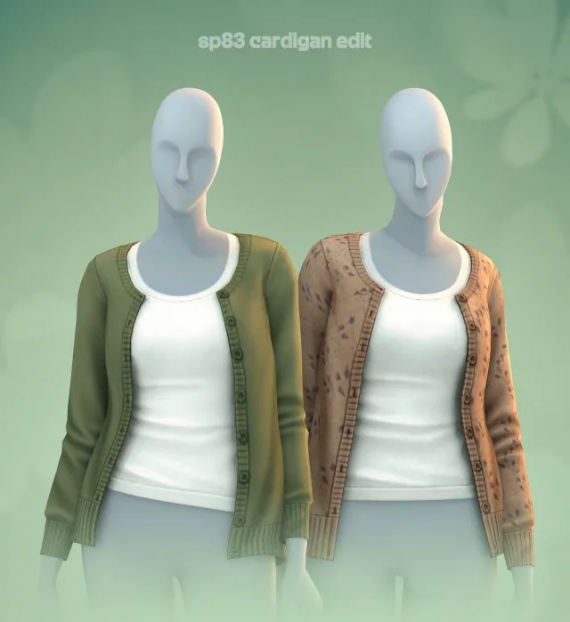 Vista previa de SP83 Cardigan Edit, ropa de its-adrienpastel para Los Sims 4.