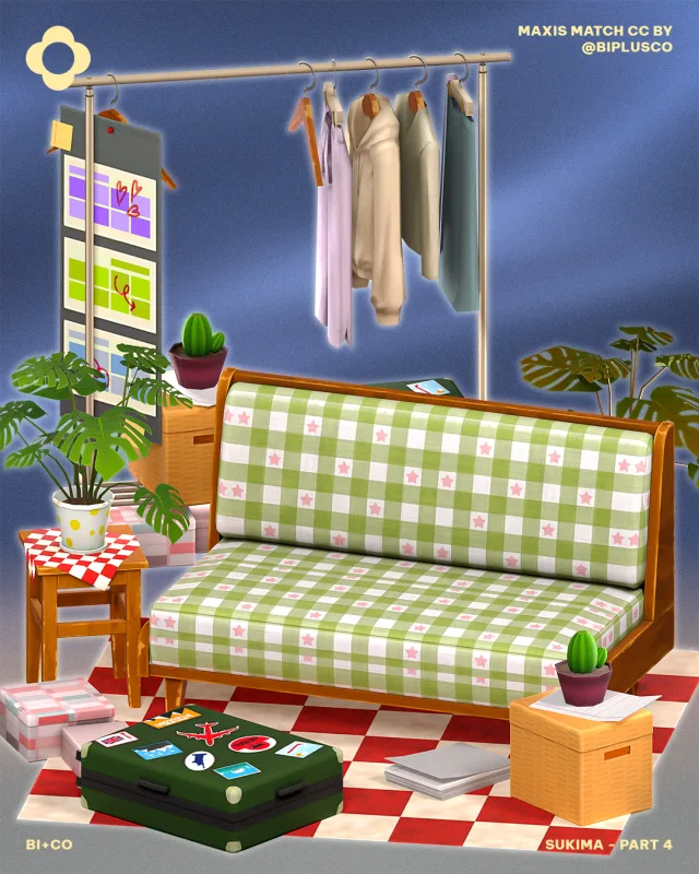 Vista previa de Sukima Part 4, muebles de biplusco para Los Sims 4.