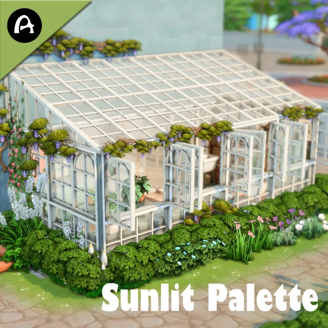 Vista previa de Sunlit Palette Part1 _ 24CC, construir y comprar de abbypiggg para Los Sims 4.