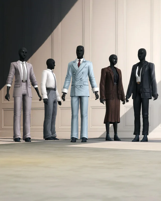 Vista previa de Tailored colección ii laurent suit 25, ropa de rustys-cc para Los Sims 4.