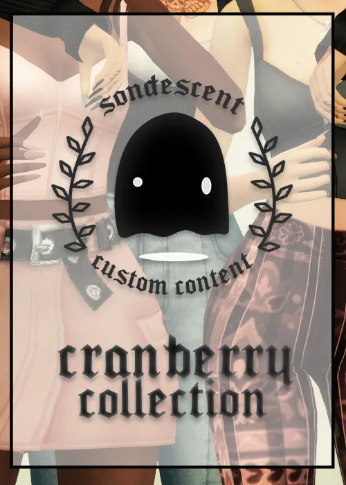 Vista previa de The cranberry colección (9 items!), crear un sim de sondescent para Los Sims 4.