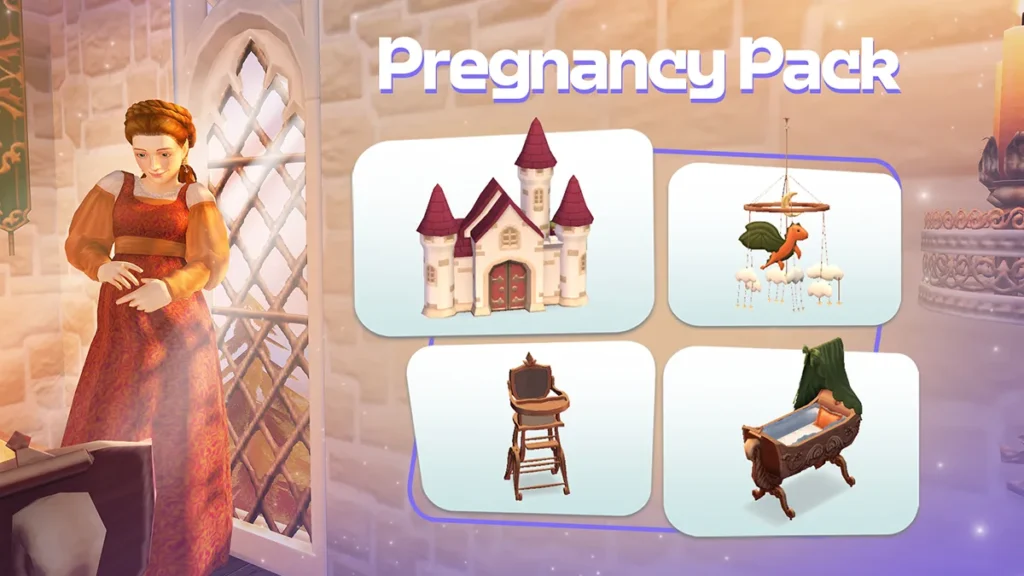 The Sims FreePlay evento de embarazo, The Sims FreePlay suma una guardería medieval al evento de embarazo | Simlish4