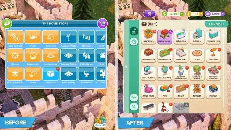 The Sims FreePlay modo Construir, The Sims FreePlay prueba una renovación del modo Construir | Simlish4